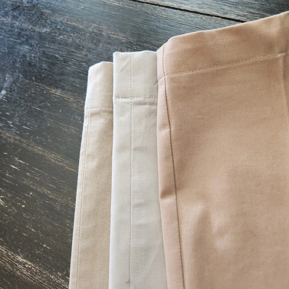 Lot 3 Polo Ralph Lauren Mens 32x32 Stretch Chino Pants Khaki Tan Straight Classi